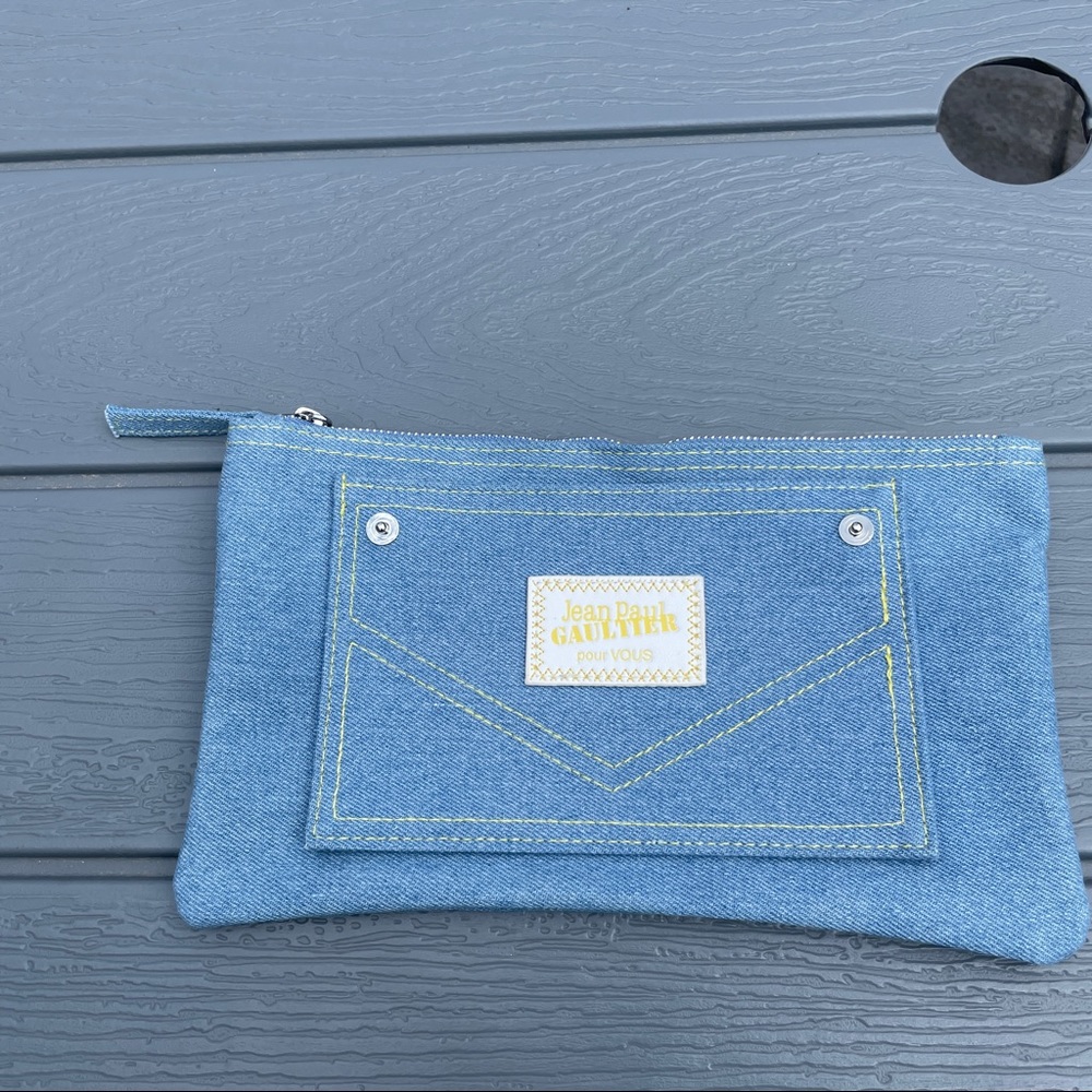 Jean Paul Gaultier denim pouch
